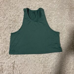 Elegant Teal Sleeveless Tank Top